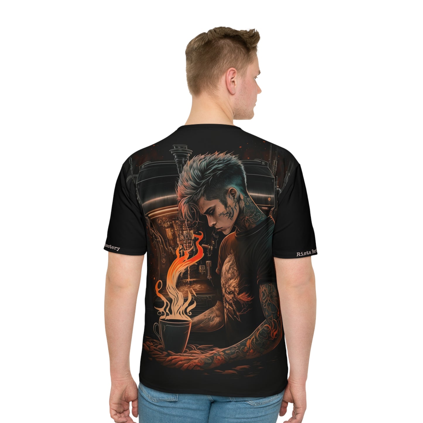 Futuristic Barista Design T-Shirt